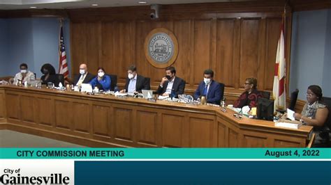 City Commission Meeting .